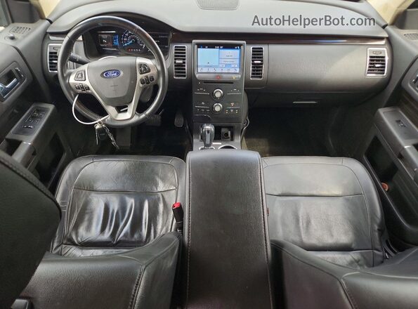 2FMHK6C85JBA08043 2018 FORD FLEX Black Առջևի վահանակի տեսք