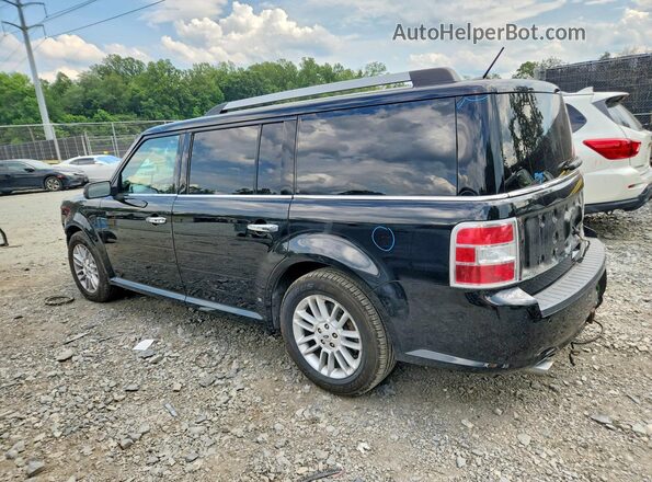 2FMHK6C85JBA08043 2018 FORD FLEX Black Հետևի ձախ