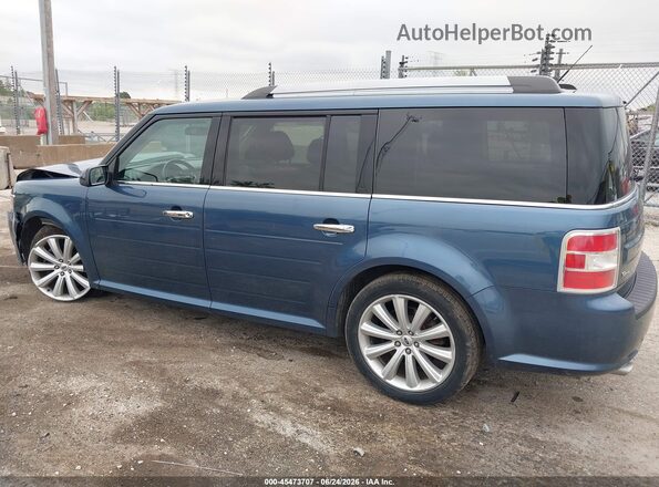 2FMHK6C85JBA21987 2018 FORD FLEX Синий Задняя левая четверть