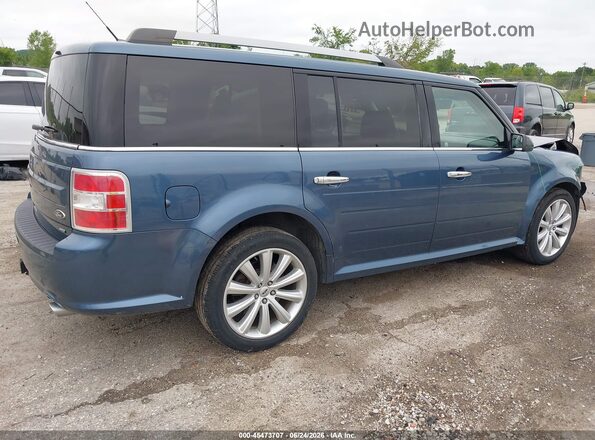 2FMHK6C85JBA21987 2018 FORD FLEX Синий Задняя правая четверть