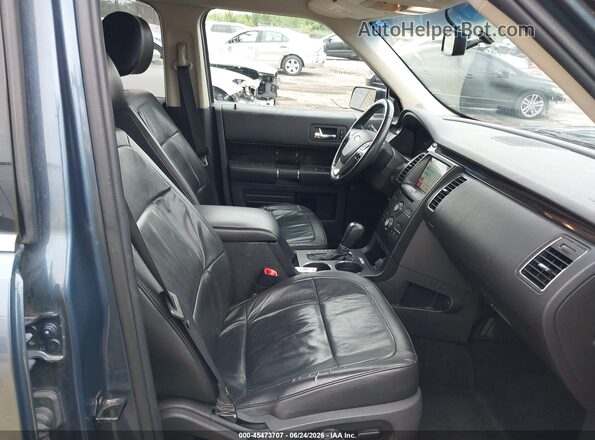 2FMHK6C85JBA21987 2018 FORD FLEX Синий Вид салона спереди