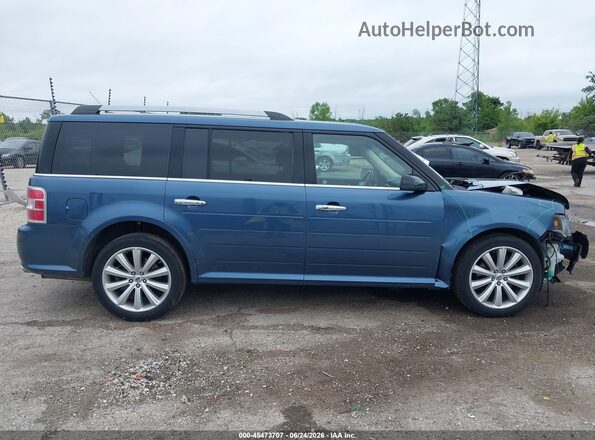 2FMHK6C85JBA21987 2018 FORD FLEX Синий Панорамный вид салона 360°