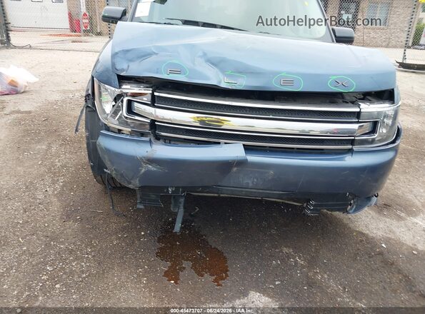 2FMHK6C85JBA21987 2018 FORD FLEX Синий Вид спереди
