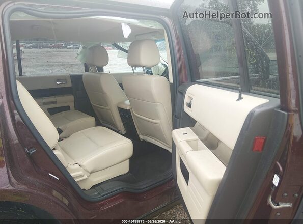 2FMHK6C85KBA07136 2019 FORD FLEX Maroon VIN sticker view
