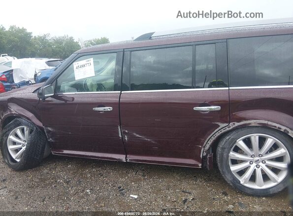 2FMHK6C85KBA07136 2019 FORD FLEX Maroon 360 interior view
