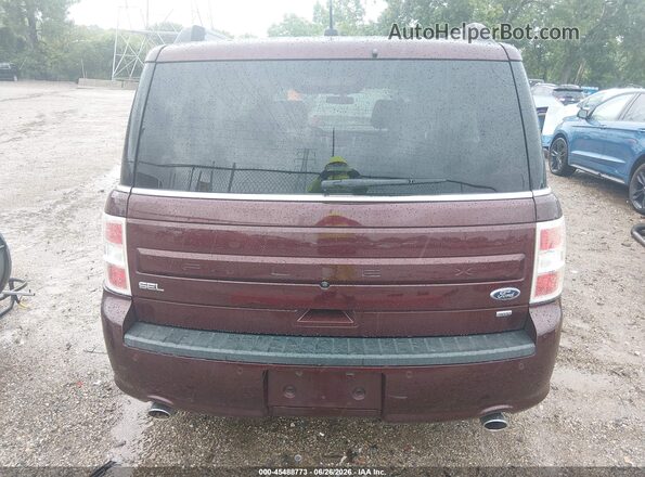 2FMHK6C85KBA07136 2019 FORD FLEX Maroon 