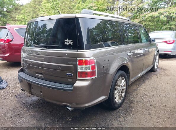 2FMHK6C85KBA15477 2019 FORD FLEX Brown Задня права чверть