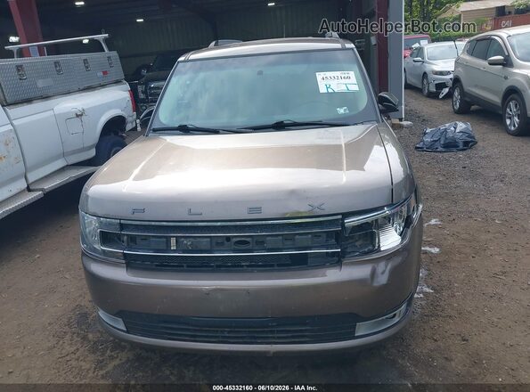 2FMHK6C85KBA15477 2019 FORD FLEX Brown Вид задньої частини салону
