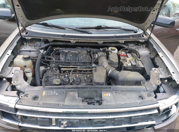 2FMHK6C85KBA15477 2019 FORD FLEX Brown Вид ззаду