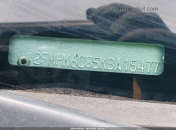2FMHK6C85KBA15477 2019 FORD FLEX Brown Вид підкапотного простору