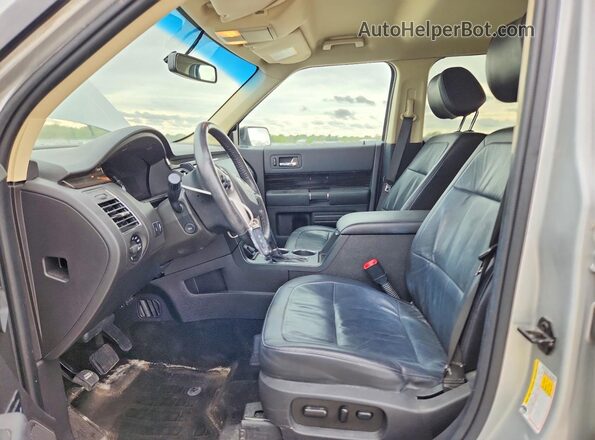 2FMHK6C86HBA04240 2017 FORD FLEX Silver Widok wnętrza z przodu