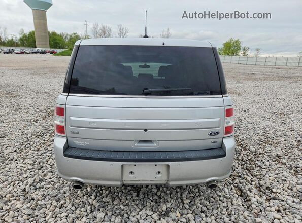 2FMHK6C86HBA04240 2017 FORD FLEX Silver Widok z tyłu