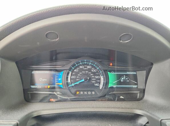 2FMHK6C86HBA04240 2017 FORD FLEX Silver Widok zestawu wskaźników