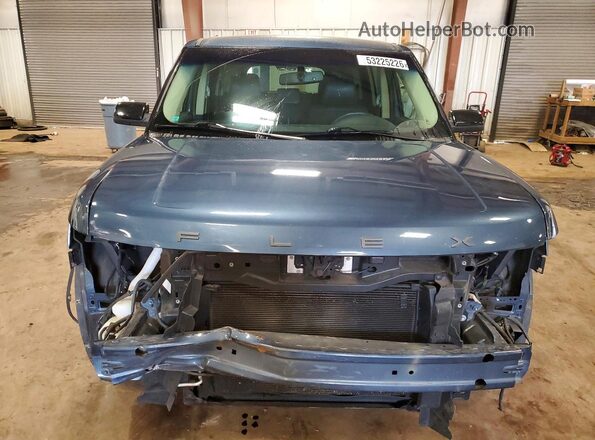 2FMHK6C86KBA30585 2019 FORD FLEX Blue Vista frontal