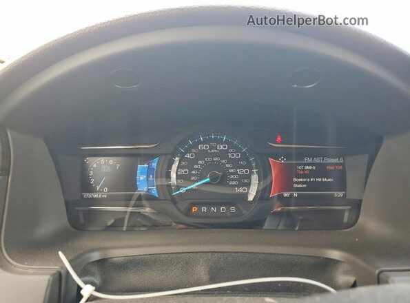 2FMHK6C87HBA08989 2017 FORD FLEX Black Սարքավորումների վահանակի տեսք