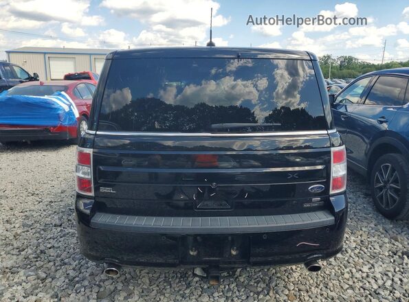 2FMHK6C87HBA08989 2017 FORD FLEX Black Հետևի տեսք