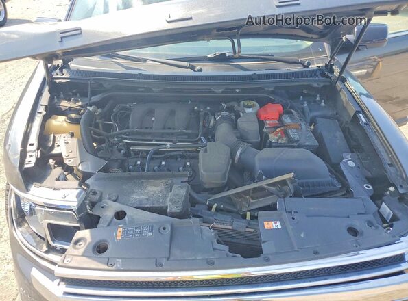 2FMHK6C87KBA22821 2019 FORD FLEX Серый Вид подкапотного пространства