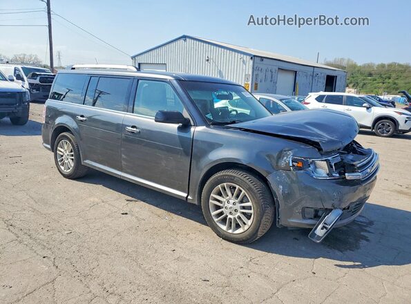 2FMHK6C87KBA22821 2019 FORD FLEX Серый Передняя правая четверть
