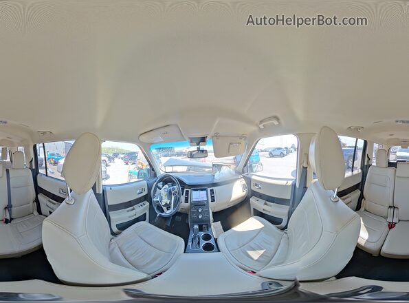 2FMHK6C87KBA22821 2019 FORD FLEX Серый Панорамный вид салона 360°