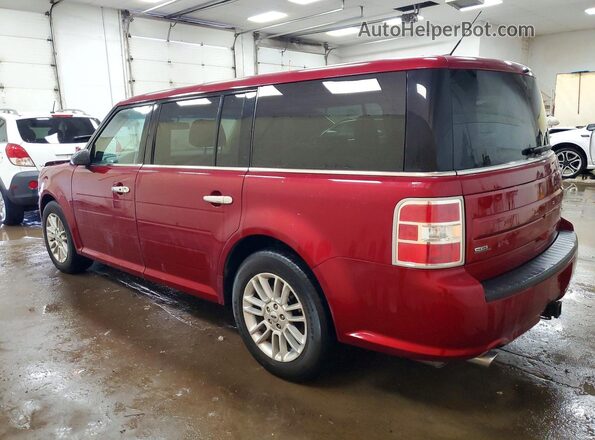 2FMHK6C87KBA31647 2019 FORD FLEX Red Задня ліва чверть