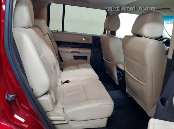 2FMHK6C87KBA31647 2019 FORD FLEX Red Вид задньої частини салону