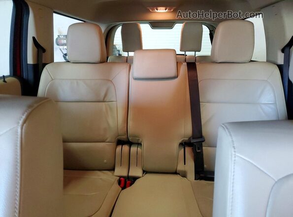 2FMHK6C87KBA31647 2019 FORD FLEX Red Вид задніх сидінь