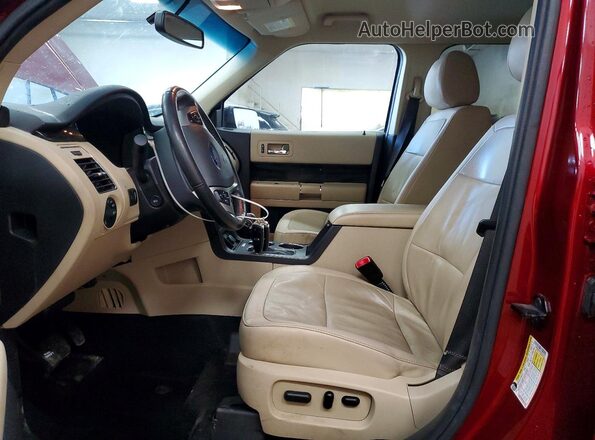 2FMHK6C87KBA31647 2019 FORD FLEX Red Вид салону спереду