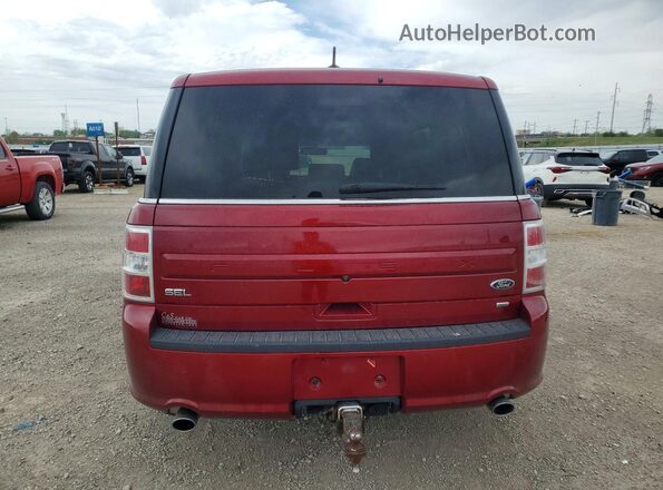 2FMHK6C88GBA19479 2016 FORD FLEX Red Vista trasera