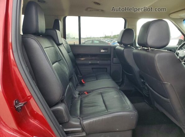 2FMHK6C88GBA19479 2016 FORD FLEX Red Vista interior trasera