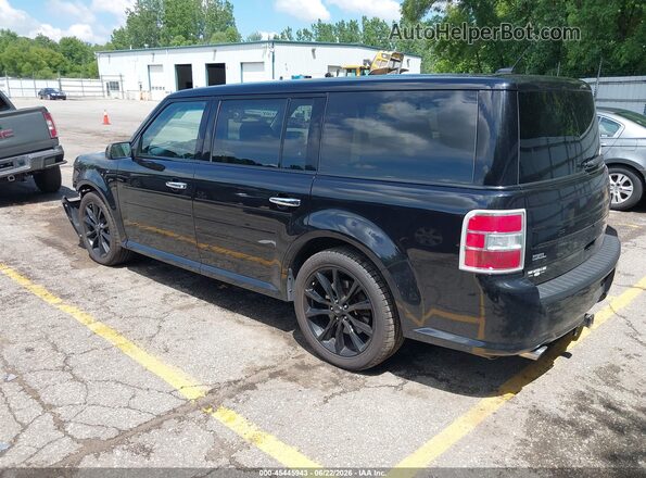 2FMHK6C89KBA19824 2019 FORD FLEX Черный Задняя левая четверть