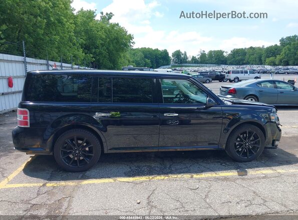 2FMHK6C89KBA19824 2019 FORD FLEX Черный Вид задней части салона