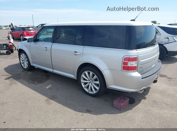 2FMHK6C8XGBA21072 2016 FORD FLEX Silver Trasero izquierdo