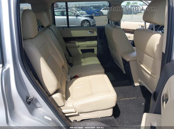 2FMHK6C8XGBA21072 2016 FORD FLEX Silver Vista de la etiqueta del VIN