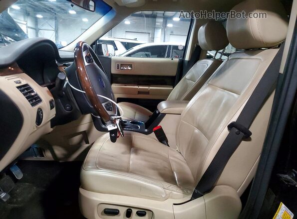 2FMHK6D80HBA03664 2017 FORD FLEX Black Widok wnętrza z przodu