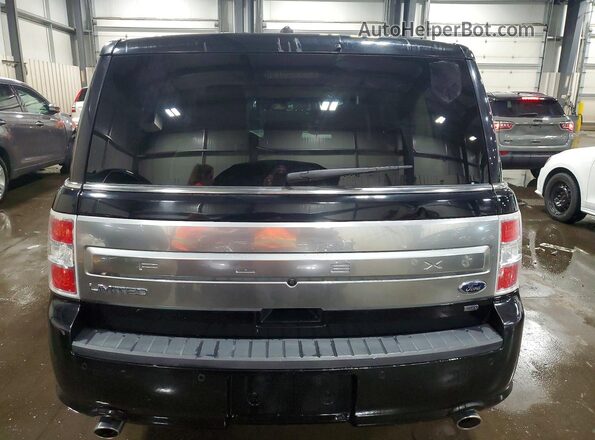 2FMHK6D80HBA03664 2017 FORD FLEX Black Widok z tyłu