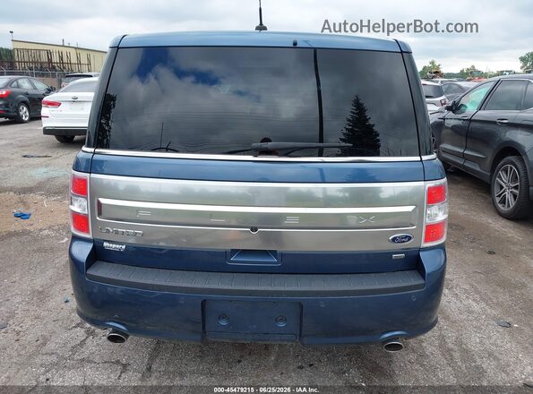 2FMHK6D80KBA26188 2019 FORD FLEX Blue 