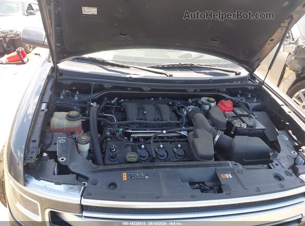 2FMHK6D81KBA03132 2019 FORD FLEX Gray უკანა ხედი