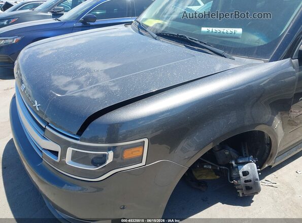 2FMHK6D81KBA03132 2019 FORD FLEX Gray წინა ხედი