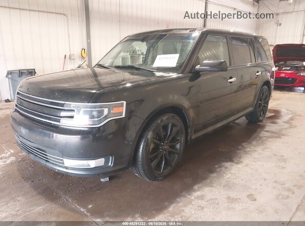 2FMHK6D82GBA11148 2016 FORD FLEX Black Przód lewy