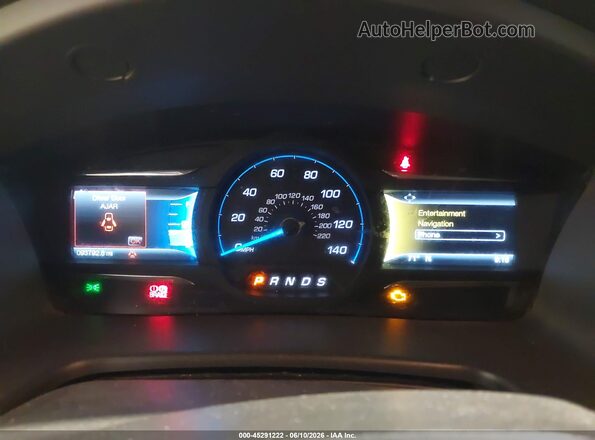 2FMHK6D82GBA11148 2016 FORD FLEX Black Widok tylnych siedzeń