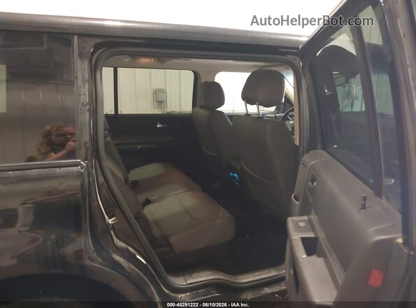 2FMHK6D82GBA11148 2016 FORD FLEX Black Widok naklejki z numerem VIN