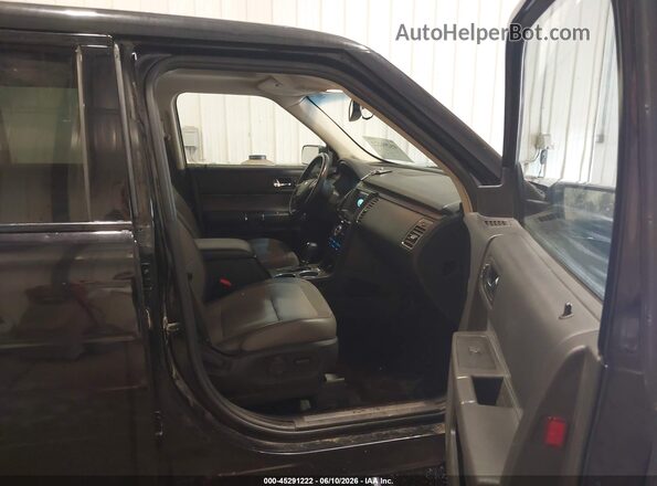 2FMHK6D82GBA11148 2016 FORD FLEX Black Widok wnętrza z przodu
