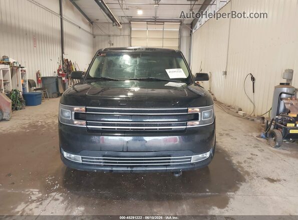 2FMHK6D82GBA11148 2016 FORD FLEX Black Widok zestawu wskaźników