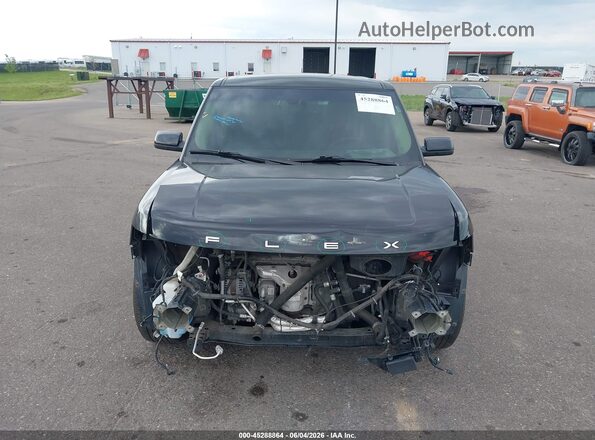 2FMHK6D84KBA02766 2019 FORD FLEX Black Widok wnętrza z tyłu