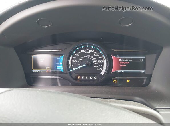 2FMHK6D84KBA02766 2019 FORD FLEX Black Widok tylnych siedzeń