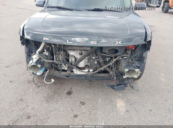 2FMHK6D84KBA02766 2019 FORD FLEX Black Widok z przodu