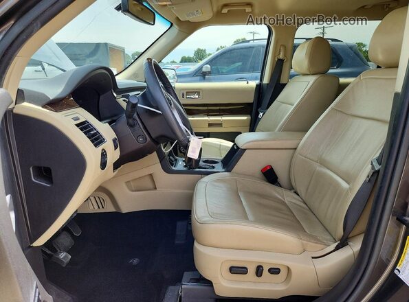 2FMHK6D84KBA20474 2019 FORD FLEX Black Вид салону спереду