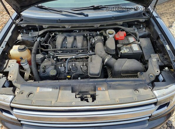 2FMHK6D84KBA20474 2019 FORD FLEX Black Вид підкапотного простору