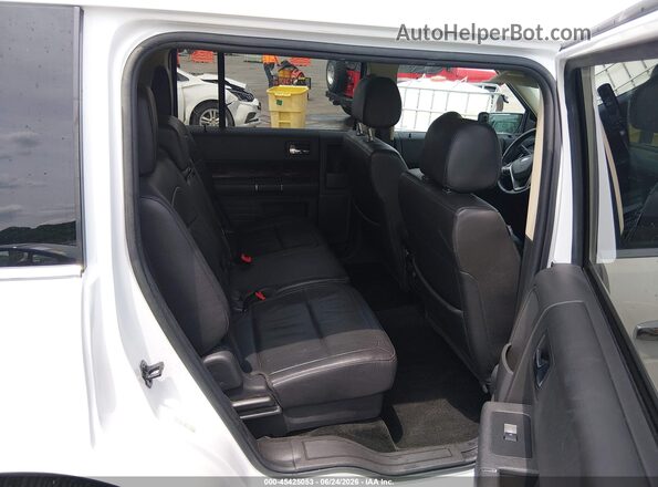 2FMHK6D85HBA07208 2017 FORD FLEX White VIN კოდის სტიკერის ხედი