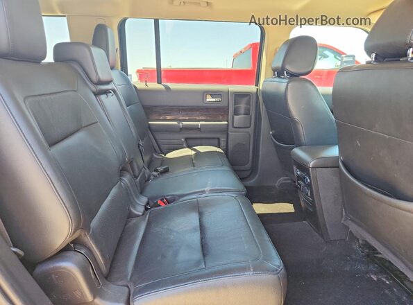 2FMHK6D85KBA06230 2019 FORD FLEX Black Rear interior view
